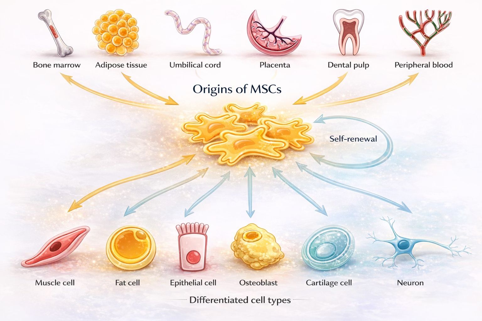 Aeva MSC Stem Cell Therapy Diagram